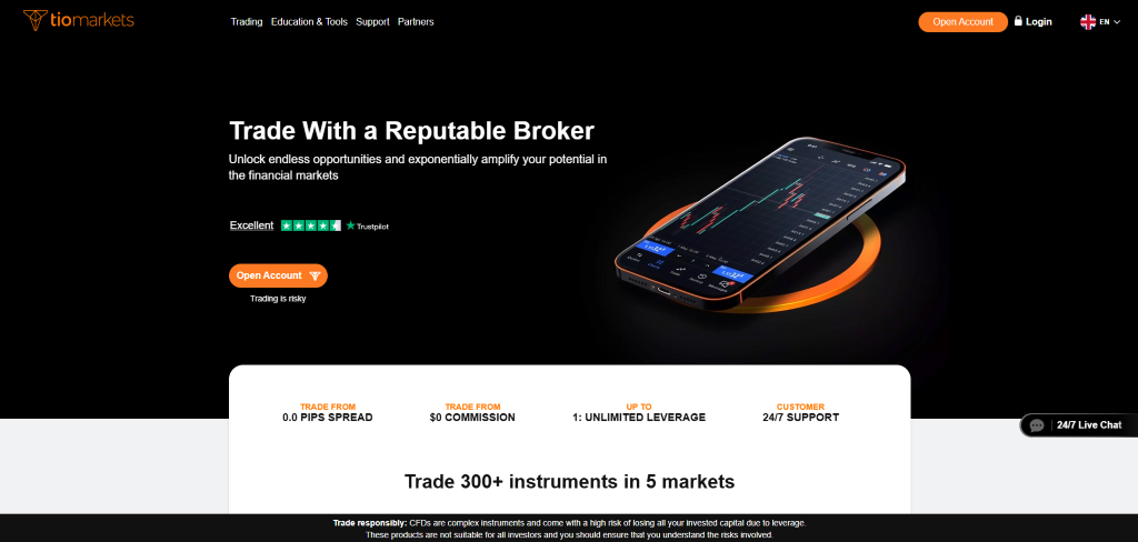 TIOMarkets Review TIOMarkets Review